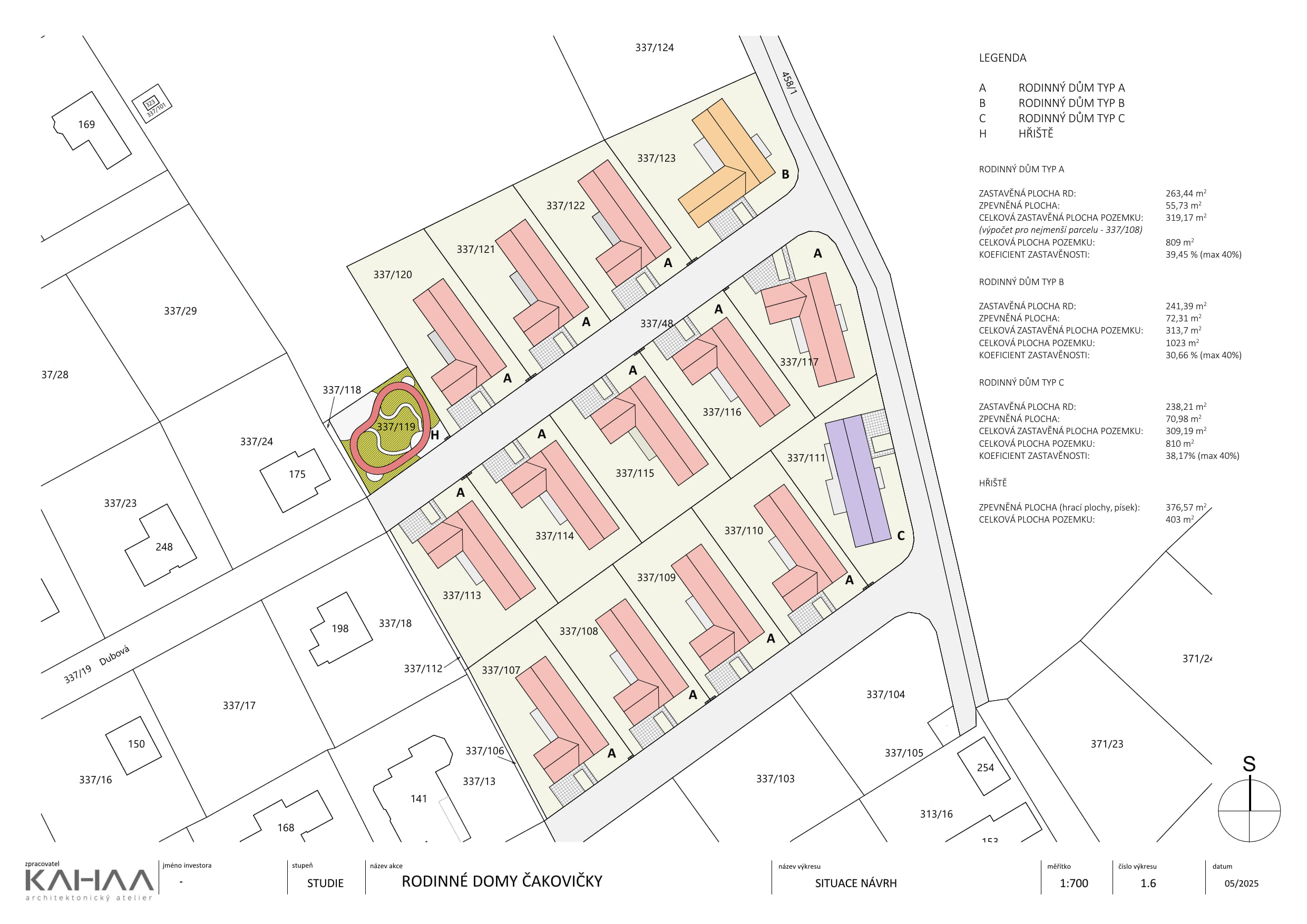 rodinnÉ domy ČakoviČky studie novÁ 06